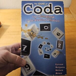 The Game of CODA Board Game - 2003 Winning Moves - 100 % Complete